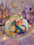 Rainbow Baby Dragon Trinket Dish