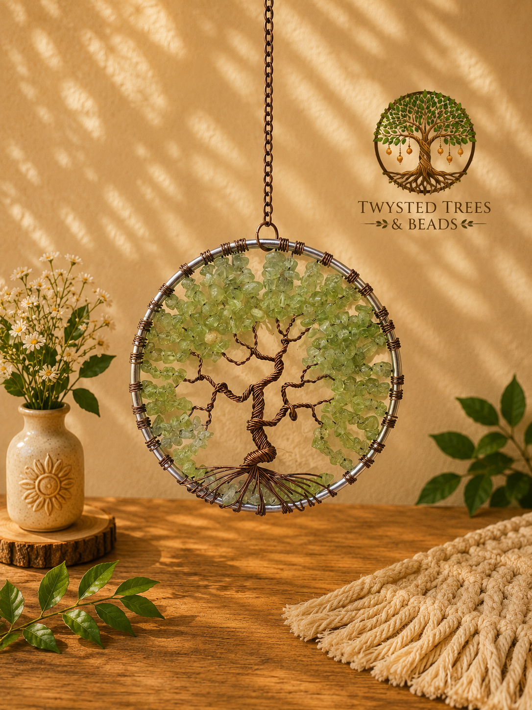 Peridot Suncatcher