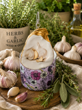 Garlic Herb Garden Stake