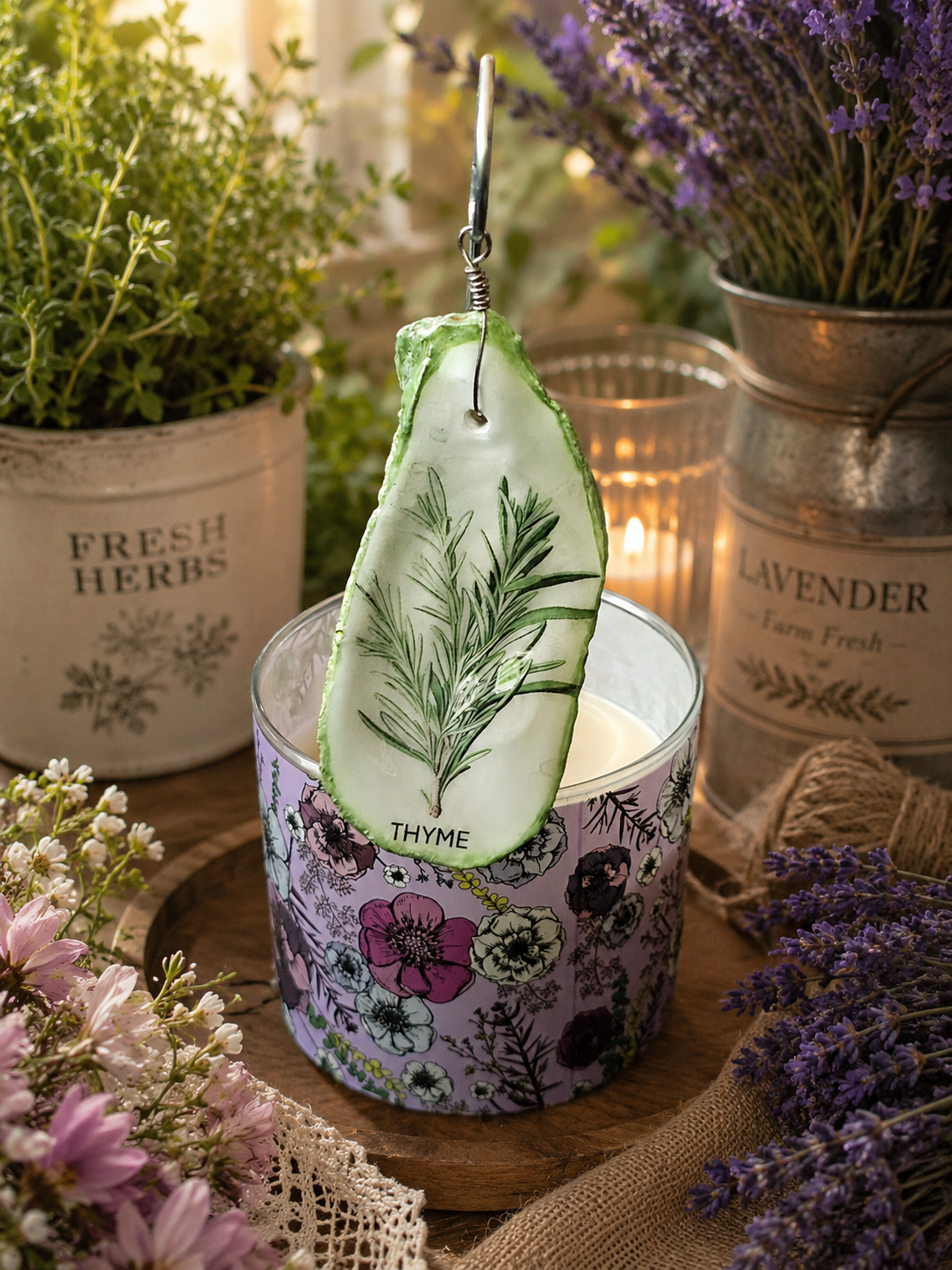 Thyme Herb Garden Stake